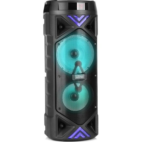 Funbox KEG PRO - Potente altoparlante audio con Bluetooth 5.0+EDR, funzione karaoke. RMS 50W / PMPO 1400W, radio FM, display, due altoparlanti da 6,3", batteria integrata. Set con microfono e telecoma (1/5)