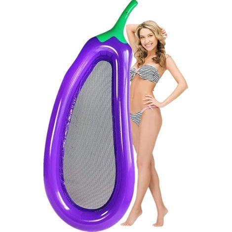 GENERIC-Bouee Piscine Adulte Hamac Gonflable Piscine, Bouée Matelas Gonflable Bouée Piscine Matelas Flottant Hamac Piscine pour Adultes et Enfants(250x105x20CM) (1/5)