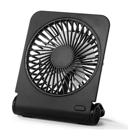 Mini Ventilateur Portable avec 4 Vitesses, Rechargeable Ventilateur USB Silencieux, 220° Pliable Vent fort Ultra pour Bureau, Maison, Chambre, Voiture, Camping en Plein, Extérieure, Noir (1/5)