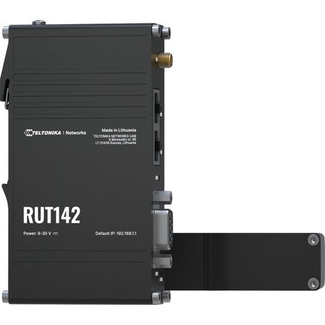 Teltonika Enrutador industrial RUT142 WiFi 4, RS232, 2x RJ45 100Mb/s, IP30 (1/5)