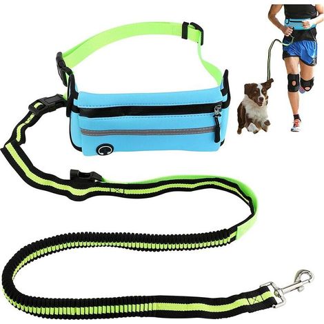VURAHOME – Freihändiges Hundeleinen-Set, verstellbarer Trainingsleinen-Gürtel für Spaziergänge mit Tasche, Lauf- und Spaziergurt (1/5)