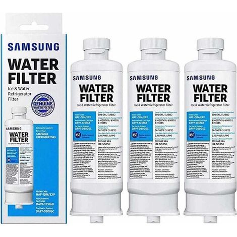 Filtre à eau Samsung DA97-17376B DA97-08006C HAF compatible avec réfrigérateur (1/3)
