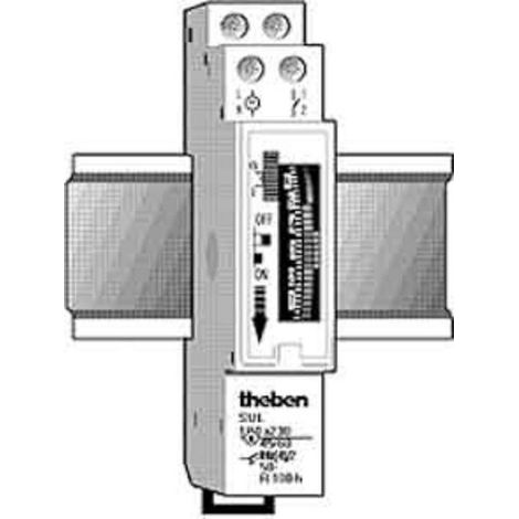 Theben – Interrupteur horaire mécanique unipolaire – Réserve de marche – Intensité 16A – Tension 230V – Programmation quotidienne