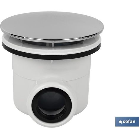 Piatto Doccia Con Valvola Sifonica Ø60 Con Scarico Ø32-40 E Finiture Cromate (1/5)