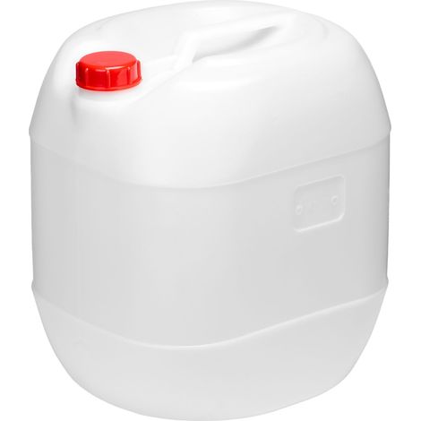 Garronda Jerrican Eau sans BPA jerrican Alimentaire d'eau bidon 30L jerrican Eau 30L bidon Etanche Reservoir Eau Camping Car bidon Eau Camping Accessoires Blanc GD-0082