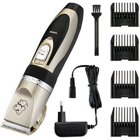 Tondeuse Chien Chat Electrique Animal Tondeuse Rechargeable Sans Fil Rasoir Toilettage Pet Clippers pour Poil d\'Animaux (1/4)