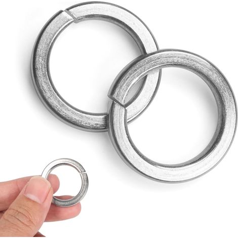 Rondelles de Sécurité Fendues en Acier Inoxydable M20, 2 Pièces Rondelle Autobloquante Rondelles Ressort Inox 304, Rondelle de Blocage Frein Ressort Grower, pour Vis Ecrou Boulon (1/5)