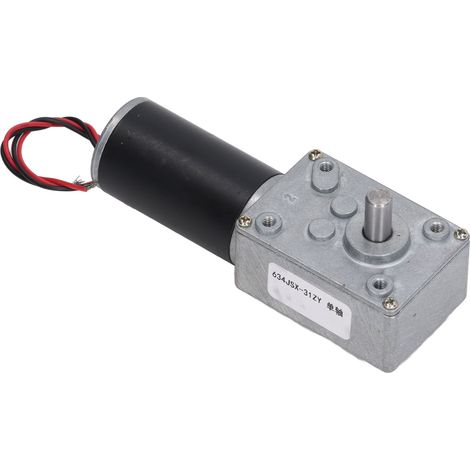 Geräuscharmer Gleichstrom-Getriebemotor mit geringer Wärmeentwicklung, Rechts-/Linkslauf, einwellig, für Drucker und Zählmaschinen, 24 V DC, 5 U/min (1/5)
