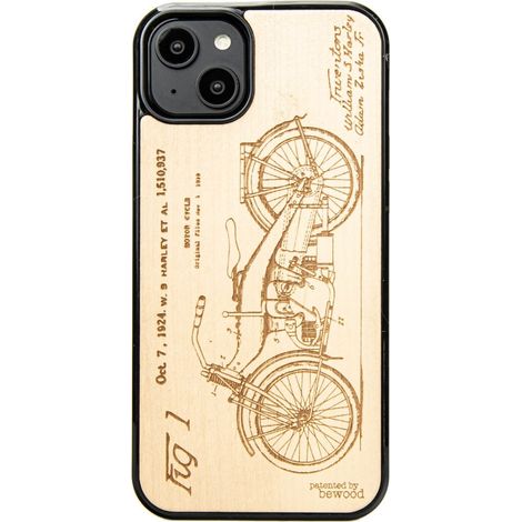 Bewood Holzhülle für iPhone 15 Plus HARLEY PATENT ANIEGRE (1/5)