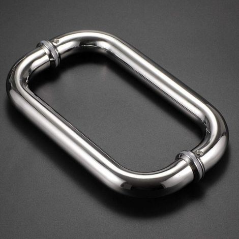 Poignées de porte en verre, poignées de porte de douche en acier inoxydable (1/4)