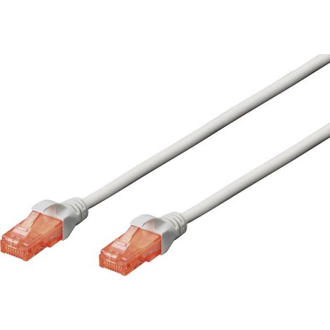 Digitus DK-1617-300 RJ45 Patchkabel CAT 6 U/UTP 30.00 m Grau Halogenfrei 1 St.
