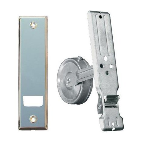 AVVOLGITORE INCASSO + PLACCA INOX - ZINCATO I.MM 165 MT  6- 5 pezzi