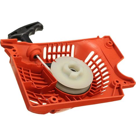 52cc 58cc Seilzugstarter, roter Seilzugstarter, Kettensägenteile, für chinesische 5200/5800 Kettensägen (1/5)