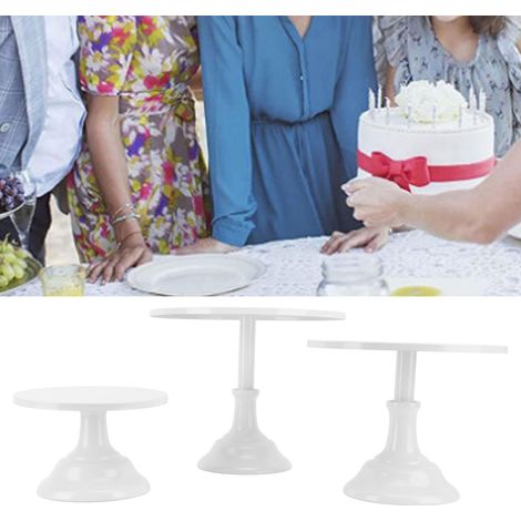 Présentoir à gâteaux en métal de style européen, plateau à desserts pour salon de thé, accessoire de mariage, plateau à gâteaux pour fête, blanc (1/5)