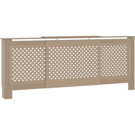 Cubierta para radiador MDF 205 cm vidaXL (1/6)