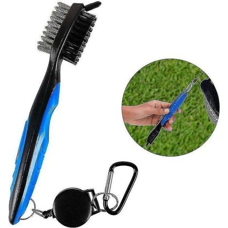 Outil de nettoyage de la tête de brosse de nettoyage de club de golf (bleu) (1/2)