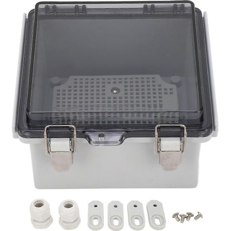 Anschlusskasten-Elektrogehäuse aus ABS, IP67 wasserdicht, 150 x 150 x 90 mm, für den Außenbereich