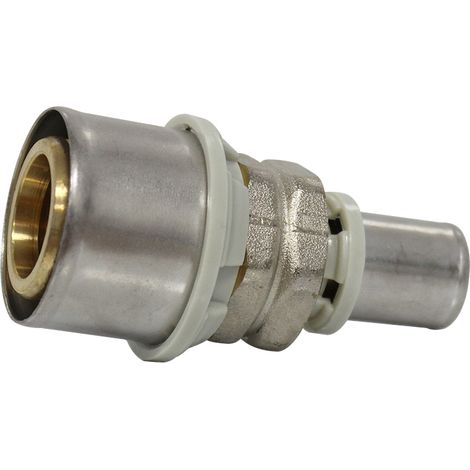 Raccord multicouche à sertir TH - Manchon inégal Ø32x3,0 - Ø16x2,0 - Arcanaute (1/4)