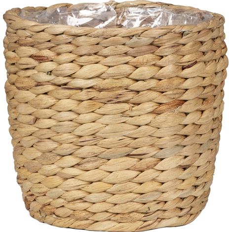 Scheurich Water hyacinth 23, vase en osier/pot pour plantes en osier/pot en osier en Water hyacinth couleur : Nature, 23 cm de diamètre, 19.5 cm de hauteur, 7.5 l vol.