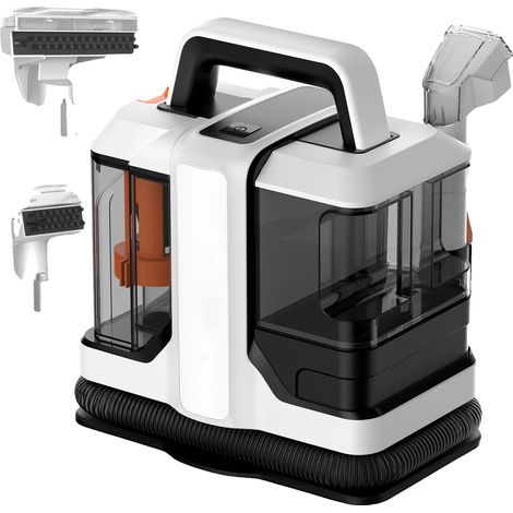 Nettoyeur de taches pour voiture/canapé/tapis, design portable, 750W, 15KPa, IPX4, capacité du réservoir d'eau : propre 1080ml - sale 800ml (1/2)