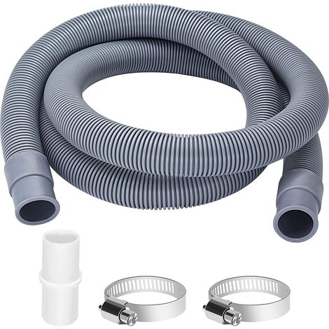 APEX Rallonge de tuyau de vidange pour lave-linge, tuyau universel de 1,5 m pour lave-linge et lave-vaisselle. (1/5)