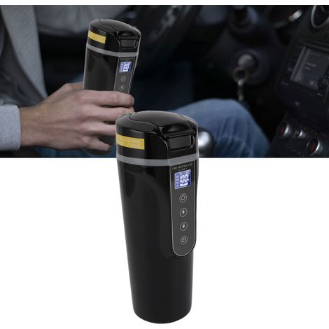 Hervidor eléctrico para coche (500 ml) con pantalla inteligente, negro, 12 V/24 V (1/5)