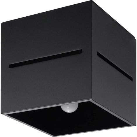 Lámpara de techo basalto 1 G9 negra ALU lumilo 02.123.07 (1/5)