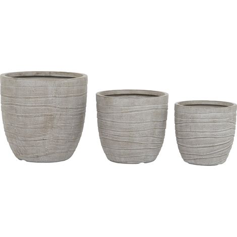 Maceta Set 3 Magnesia Fibra Vidrio 45X45X43,5 -20Ê (1/5)