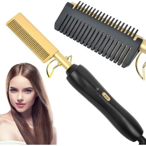Brosse chauffante / Brosse plate – Peigne électrique (1/5)