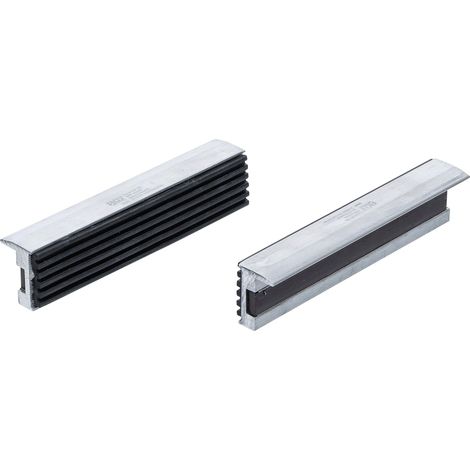 BGS Mordazas de protección para tornillo de banco, aluminio, ancho 125 mm, 2 piezas. - 3044 (1/3)