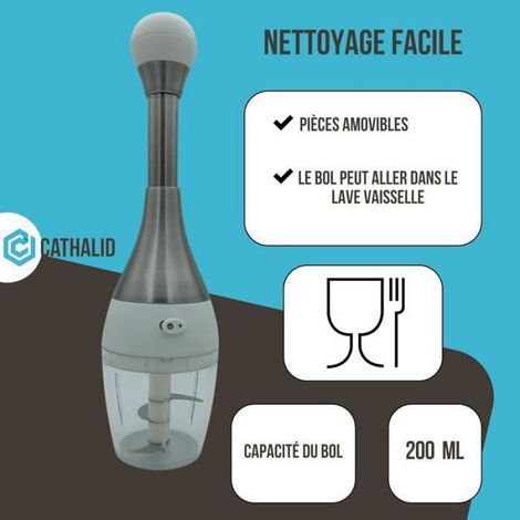 Blender - Blender to go - Robot culinaire - Mini Blender - Acier inoxydable - Manuel - Super pratique - Cuisson rapide et fac Femeo (1/5)