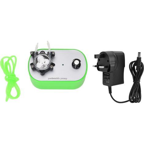 Selbstansaugende Schlauchpumpe 100–240 V mit UK-Stecker, Fördermenge 40–160 ml/min, ideal für die Flüssigkeitszirkulation G728-1-3 (1/5)