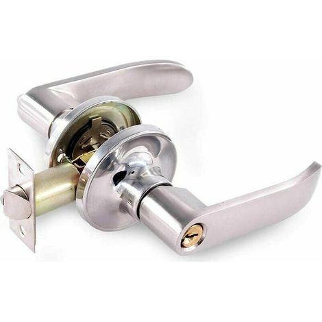 Door handle stainless steel rust anti-corrosion lock buckle shape ball lever lever handle (1/4)