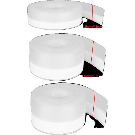Tiras de sellado impermeables y aislantes del sonido, 25x35x45mmx3pc, 5M-b (1/2)