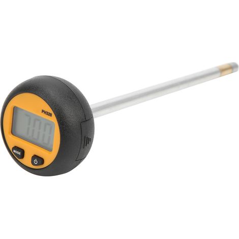 pH-mètre numérique pour sol (2,0 à 8,5 pH), testeur de température et d'humidité haute précision pour les terres agricoles, les vergers et les serres.