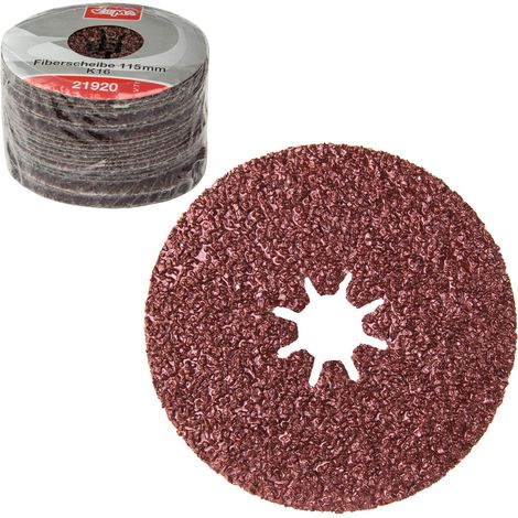 Fiberscheiben 115mm K16 Schleifscheibe Fächerscheibe Schleifteller Schleifmop (1/3)