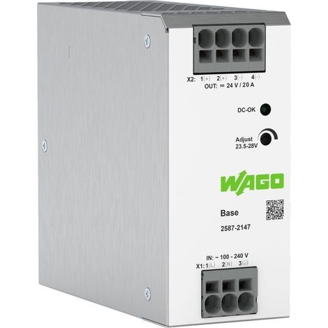[NEUWERTIG] B-Ware Wago Netzteil Stromversorgung Hutschienen Netzgerät 24 V Dc Federklemme 480 W