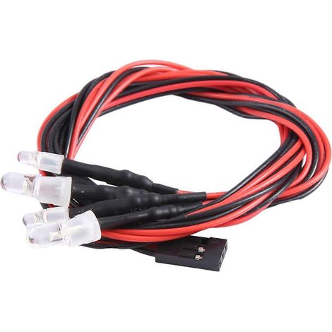 4-LED-RC-LED-Lichtset für 1/10 RC-Trucks, Crawler, RC-Modelle und Driftcars