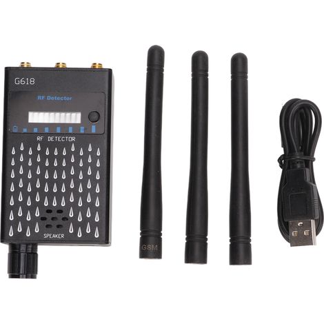 RF Detector Bug WiFi Camera Finder Listening Device GPS Wireless Signal Scanner G618