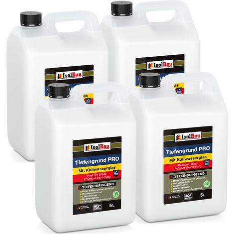 IsolBau Tiefengrundierung mit Wasserglas Tiefengrund PRO 20l (1/5)