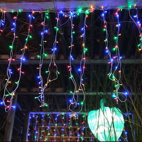 Guirlande LED Noël Lumineuse Rideau 20m 640 Leds Noël Rideau Lumineux Decoration Fenêtre, Noël Mariage Anniversaire Maison Patio (1/3)
