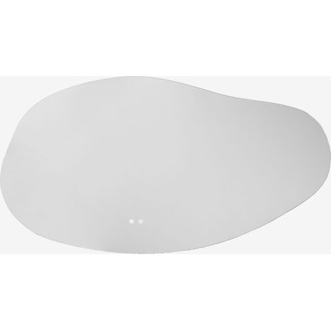 Specchio da parete irregolare 140x75 cm per bagno con luce LED e antiappannamento Riben SKLUM (1/5)