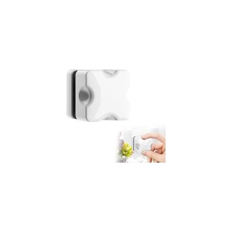 Blanc, Aimant Aquarium Nettoyage,Brosse Magnétique Aquarium,Magnetic Fish Tank Algues Cleaner,Brosse Réservoir Poissons Magnetique,Nettoyeur Verre D'Aquarium,Brosse Nettoyante Bocal Poisson Floating (1/5)