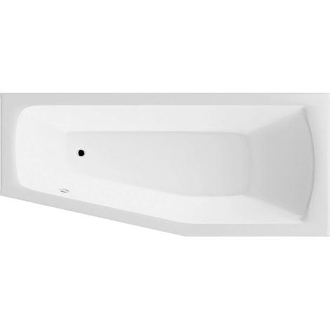 Aqualine Sanitärkeramik - Badewanne Opava 160x70x44 cm, rechts, weiß A1671