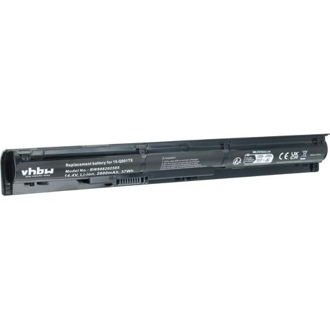 vhbw Akku Ersatz für HP RI06XL, HSTNN-Q97C, HSTNN-Q95C, P3G15AA-AX, P3G15AA, RI04, P3G16AA, RI04XL für Notebook (2600 mAh, 14,4 V, Li-Ion) (1/5)