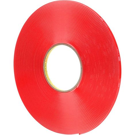 Ruban mousse Acrylique 3M 4918F 700003, Transparent, 6mm x 16.5m x 2mm ( Prix pour 1 )