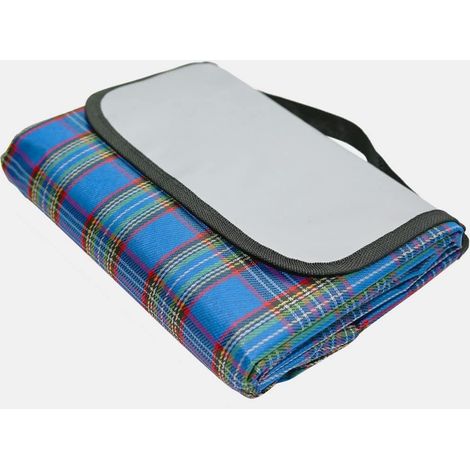 Rouge 21,5 m (6,75 pi) Tapis de pique-nique en tissu Oxford 600D résistant à l'humidité, tapis de tente pliable et portable pour l'extérieur, tapis de pelouse épais et agrandi (1/5)