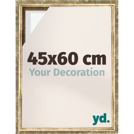 Your Decoration - Cadre flottant  - Or Antique - Cadre en caisse américaine pour toile sur chassis - MDF - Lyon (1/5)