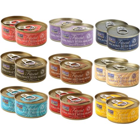 FISH4CATS Filet Finest Mélange de Saveurs - Aliment humide pour chat 18 x 70 g (1/5)