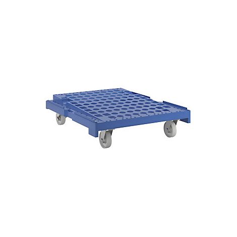 Tablero rodante con base inclinada  plástico PEAD  azul